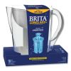 Pacifica Pitcher with Longlast+ Filter, 0.63 gal, White/Clear2