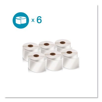 LW Shipping Labels, 2.13" x 4", White, 220 Labels/Roll, 6 Rolls/Pack1