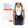ProFlex 100 Economy Spandex Back Support Brace, 4X-Large, 52" to 58" Waist, Black, Ships in 1-3 Business Days6