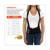 ProFlex 1100SF Standard Spandex Back Support Brace, Large, 34" to 38" Waist, Black, Ships in 1-3 Business Days3