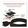 Chill-Its 6700 Cooling Bandana Polymer Tie Headband, One Size Fits Most, Black, Ships in 1-3 Business Days2