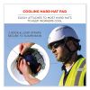 Chill-Its 6715 Hard Hat Cooling Pad - Polymers, 7 x 6.5, Blue, Ships in 1-3 Business Days2