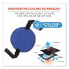 Chill-Its 6715 Hard Hat Cooling Pad - Polymers, 7 x 6.5, Blue, Ships in 1-3 Business Days3