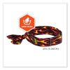 Chill-Its 6700 Cooling Bandana Polymer Tie Headband, One Size Fits Most, Flames, Ships in 1-3 Business Days7