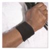 Chill-Its 6500 Wrist Terry Cloth Sweatband, Cotton Terry, One Size Fits Most, Black, Ships in 1-3 Business Days2