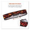 Chill-Its 6605 High-Performance Terry Cloth Sweatband, Cotton Terry Cloth, One Size, Flames, Ships in 1-3 Business Days3