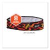 Chill-Its 6605 High-Performance Terry Cloth Sweatband, Cotton Terry Cloth, One Size, Flames, Ships in 1-3 Business Days6