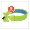 Chill-Its 6700CT Cooling Bandana PVA Tie Headband, One Size Fits Most, Lime, Ships in 1-3 Business Days7