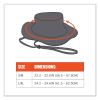 Chill-Its 8935CT Hi-Vis PVA Ranger Sun Hat, Small/Medium, Lime, Ships in 1-3 Business Days7