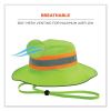 Chill-Its 8935MF Hi-Vis Microfiber Ranger Sun Hat, Small/Medium, Lime, Ships in 1-3 Business Days5