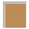 Natural Cork Bulletin Board with Frame, 96.5 x 48.5, Tan Surface, Natural Oak Frame, Ships in 7-10 Business Days3