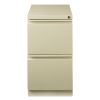 Full-Width Pull 20 Deep Mobile Pedestal File, 2-Drawer: File/File, Letter, Putty, 15x19.88x27.75, Ships in 4-6 Business Days2