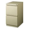 Full-Width Pull 20 Deep Mobile Pedestal File, 2-Drawer: File/File, Letter, Putty, 15x19.88x27.75, Ships in 4-6 Business Days4