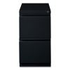 Full-Width Pull 20 Deep Mobile Pedestal File, 2-Drawer: File/File, Letter, Black, 15x19.88x27.75, Ships in 4-6 Business Days2