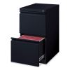 Full-Width Pull 20 Deep Mobile Pedestal File, 2-Drawer: File/File, Letter, Black, 15x19.88x27.75, Ships in 4-6 Business Days4