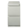 Full-Width Pull 20 Deep Mobile Pedestal File, File/File, Letter, Light Gray, 15 x 19.88 x 27.75, Ships in 4-6 Business Days2