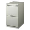 Full-Width Pull 20 Deep Mobile Pedestal File, File/File, Letter, Light Gray, 15 x 19.88 x 27.75, Ships in 4-6 Business Days3