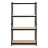 Iron Horse 2300 Rivet Shelving, Four-Shelf, 36w x 18d x 60h, Black, Ships in 4-6 Business Days2