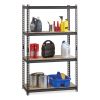 Iron Horse 2300 Rivet Shelving, Four-Shelf, 36w x 18d x 60h, Black, Ships in 4-6 Business Days4