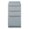 Full-Width Pull 20 Deep Mobile Pedestal File, Box/Box/File, Letter, Platinum, 15 x 19.88 x 27.75, Ships in 4-6 Business Days2