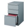 Full-Width Pull 20 Deep Mobile Pedestal File, Box/Box/File, Letter, Platinum, 15 x 19.88 x 27.75, Ships in 4-6 Business Days3