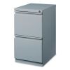 Full-Width Pull 20 Deep Mobile Pedestal File, File/File, Letter, Platinum, 15 x 19.88 x 27.75, Ships in 4-6 Business Days4