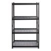 Iron Horse 2300 Wire Deck Shelving, Four-Shelf, 36w x 18d x 60h, Black, Ships in 4-6 Business Days2