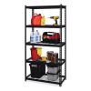 Iron Horse 2300 Wire Deck Shelving, Five-Shelf, 36w x 18d x 72h, Black, Ships in 4-6 Business Days4