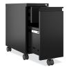 Zip Mobile Pedestal File, 1-Drawer, File, Legal/Letter, Black, 10 x 19.88 x 21.75, Ships in 4-6 Business Days2