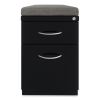 Arch Pull 20 Deep Mobile Pedestal File, 2-Drawer, Box/File, Letter, Black, 15 x 19.88 x 23.75, Ships in 4-6 Business Days2