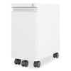 Zip Mobile Pedestal File, 1 Drawer, File. Legal/Letter, White, 10 x 19.88 x 21.75, Ships in 4-6 Business Days3