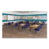 Markerboard Activity Tables, Rectangular, 48" x 24" x 19" to 29", White Top, Black Legs, 4/Pallet, Ships in 4-6 Business Days7