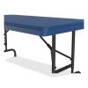 Adjustable Folding Table, Rectangular, 48" x 24" x 22" to 32", Blue Top, Black Legs, 4/Pallet, Ships in 4-6 Business Days5