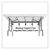 Adjustable Folding Table, Rectangular, 48" x 24" x 22" to 32", Blue Top, Black Legs, 4/Pallet, Ships in 4-6 Business Days6