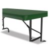 Adjustable Folding Table, Rectangular, 48" x 24" x 22" to 32", Green Top, Black Legs, 4/Pallet, Ships in 4-6 Business Days4