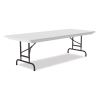 Adjustable Folding Tables, Rectangular, 60" x 30" x 22" to 32", Gray Top, Black Legs, 4/Pallet, Ships in 4-6 Business Days3