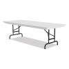 Adjustable Folding Tables, Rectangular, 60" x 30" x 22" to 32", Gray Top, Black Legs, 4/Pallet, Ships in 4-6 Business Days5