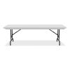 Adjustable Folding Tables, Rectangular, 60" x 30" x 22" to 32", Gray Top, Black Legs, 4/Pallet, Ships in 4-6 Business Days11