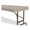 Adjustable Folding Tables, Rectangular, 60" x 30" x 22" to 32", Mocha Top, Brown Legs, 4/Pallet, Ships in 4-6 Business Days9