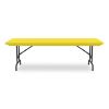 Adjustable Folding Tables, Rectangular, 60" x 30" x 22" to 32", Yellow Top, Black Legs, 4/Pallet, Ships in 4-6 Business Days4