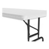 Adjustable Folding Tables, Rectangular, 96" x 30" x 22" to 32", Gray Top, Black Legs, 4/Pallet, Ships in 4-6 Business Days3