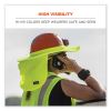 Chill-Its 6660 Hard Hat Brim + Neck Shade, 19.5 x 9.75, Lime, Ships in 1-3 Business Days5