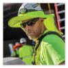 Chill-Its 6660 Hard Hat Brim + Neck Shade, 19.5 x 9.75, Lime, Ships in 1-3 Business Days8