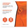 Chill-Its 6602MF Evaporative Microfiber Cooling Towel, 40.9 x 9.8, One Size, Microfiber, Orange, Ships in 1-3 Business Days4