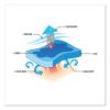 Chill-Its 6602MF Evaporative Microfiber Cooling Towel, 40.9 x 9.8, One Size, Microfiber, Orange, Ships in 1-3 Business Days7
