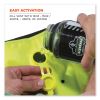 Chill-Its 6685 Premium Dry Evaporative Cooling Vest with Zipper, Nylon, X-Large, Lime, Ships in 1-3 Business Days4