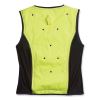Chill-Its 6685 Premium Dry Evaporative Cooling Vest with Zipper, Nylon, 3X-Large, Lime, Ships in 1-3 Business Days2