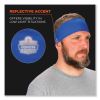 Chill-Its 6634 Performance Knit Cooling Headband, Polyester/Spandex, One Size Fits Most, Blue, Ships in 1-3 Business Days7