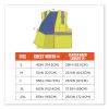 Chill-Its 6668 Class 2 Hi-Vis Safety Cooling Vest, Polymer, Small, Lime, Ships in 1-3 Business Days7