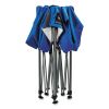 Shax 6000 Heavy-Duty Pop-Up Tent, Single Skin, 10 ft x 10 ft, Polyester/Steel, Blue, Ships in 1-3 Business Days7